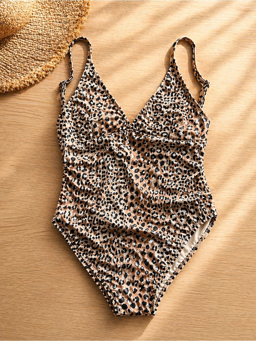 MINKPINK Leopard Print One-Piece Swimsuit